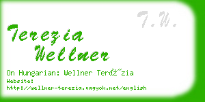 terezia wellner business card